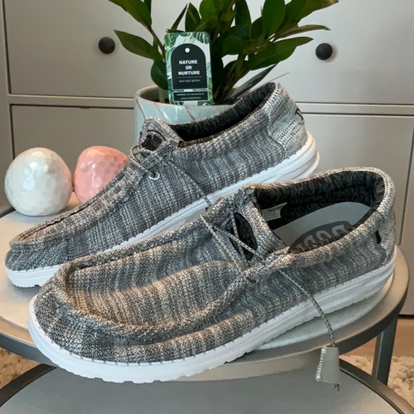 Hey Dude Wally Stretch Mix Granite Size 14 - Picture 1 of 6